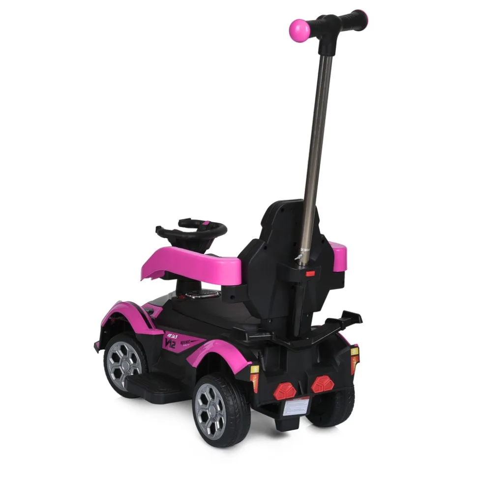 Детская машинка толокар Bambi Racer экокожа 3 в 1 красная до 25 кг