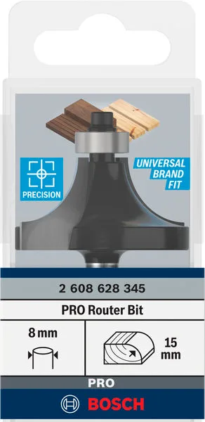 Фреза для карнизів Bosch Professional Std S8 R15 L22