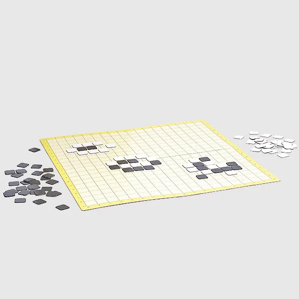 Настольная игра Го Arial из экологически чистого материала 2 игрока чёрные и белые камешки