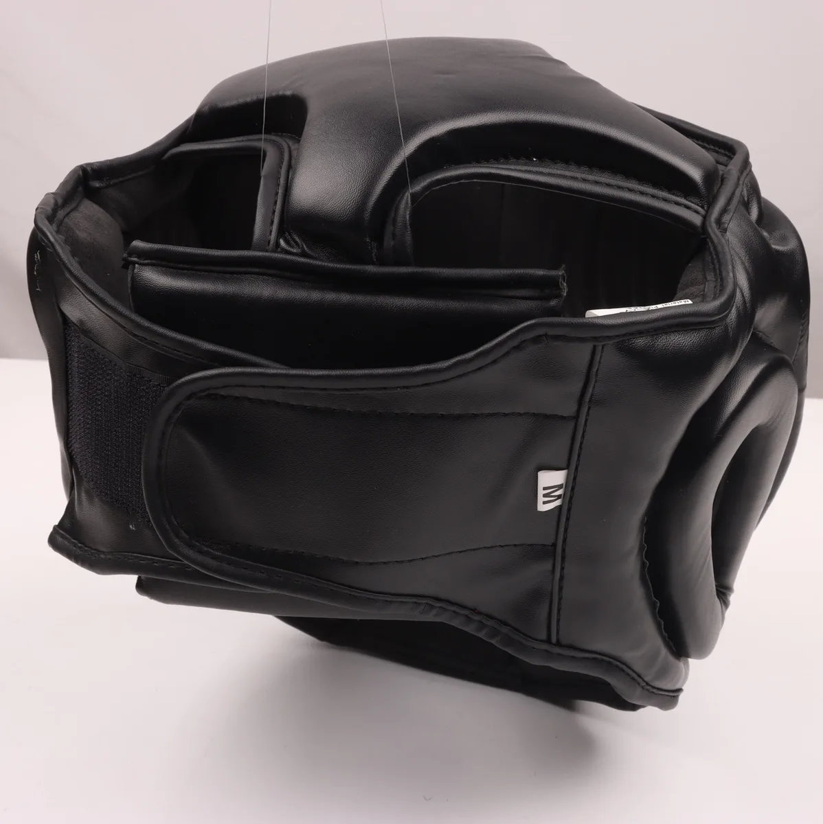 Боксерський шолом Active Point PU шкіра S Чорний