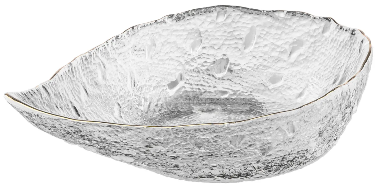Салатник ARDESTO Leaf, 17.5 см, прозоре скло.