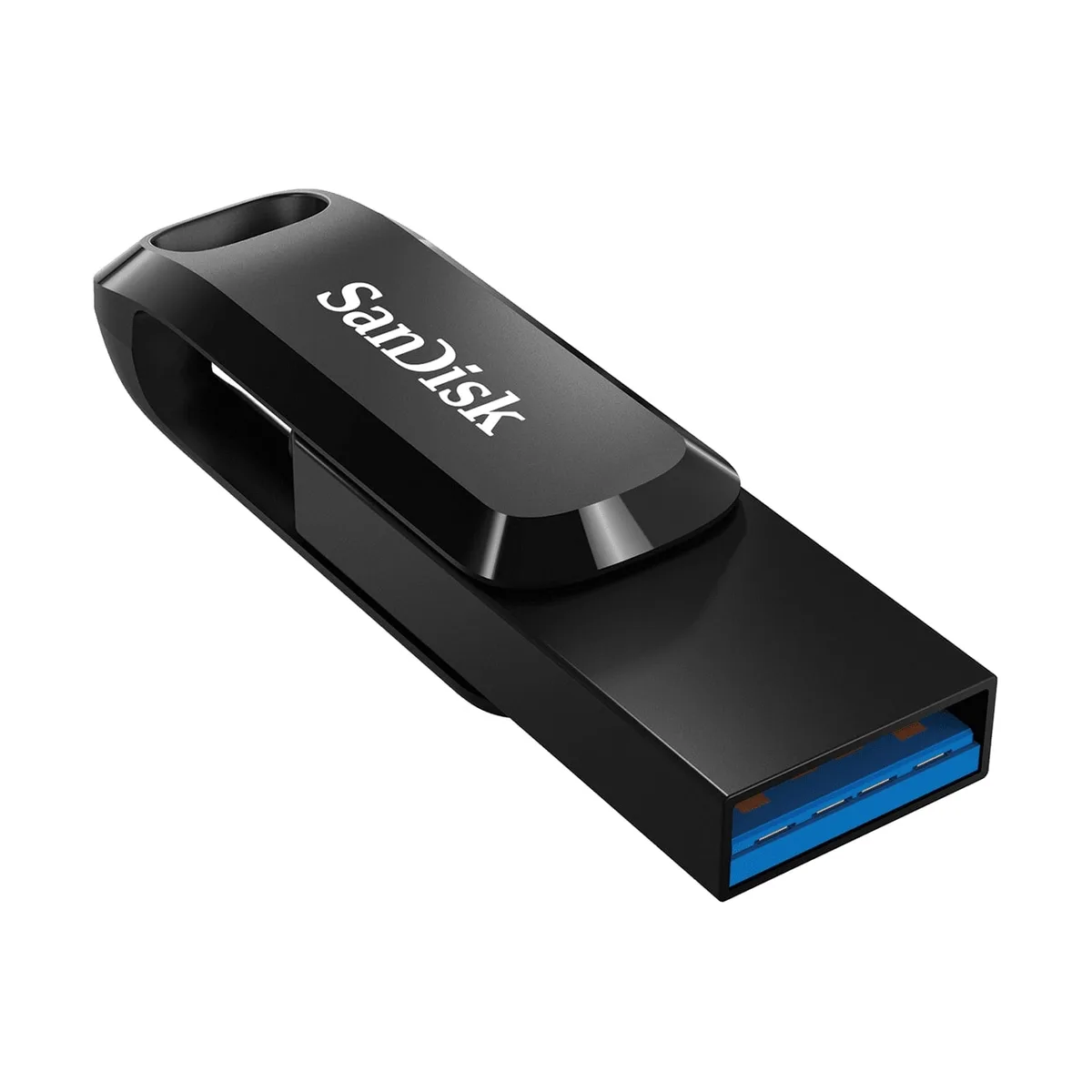 Накопичувач SanDisk  128GB USB 3.1 Type-A + Type-C Ultra Dual Drive Go Чорний