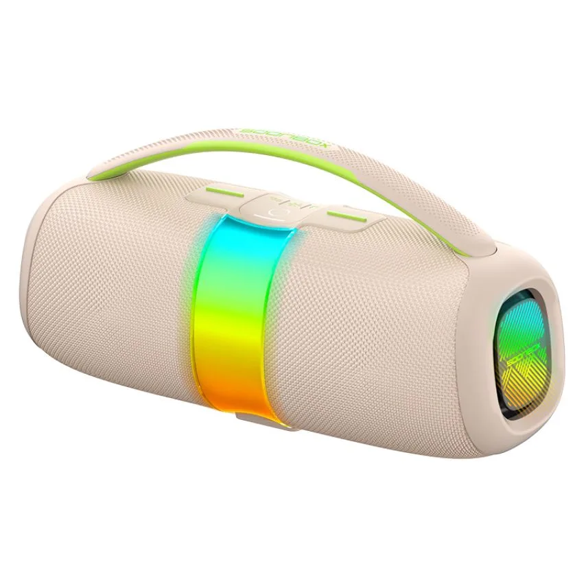 Портативна колонка Soonbox 40W 2 динаміки Bluetooth 5.3 бежевий