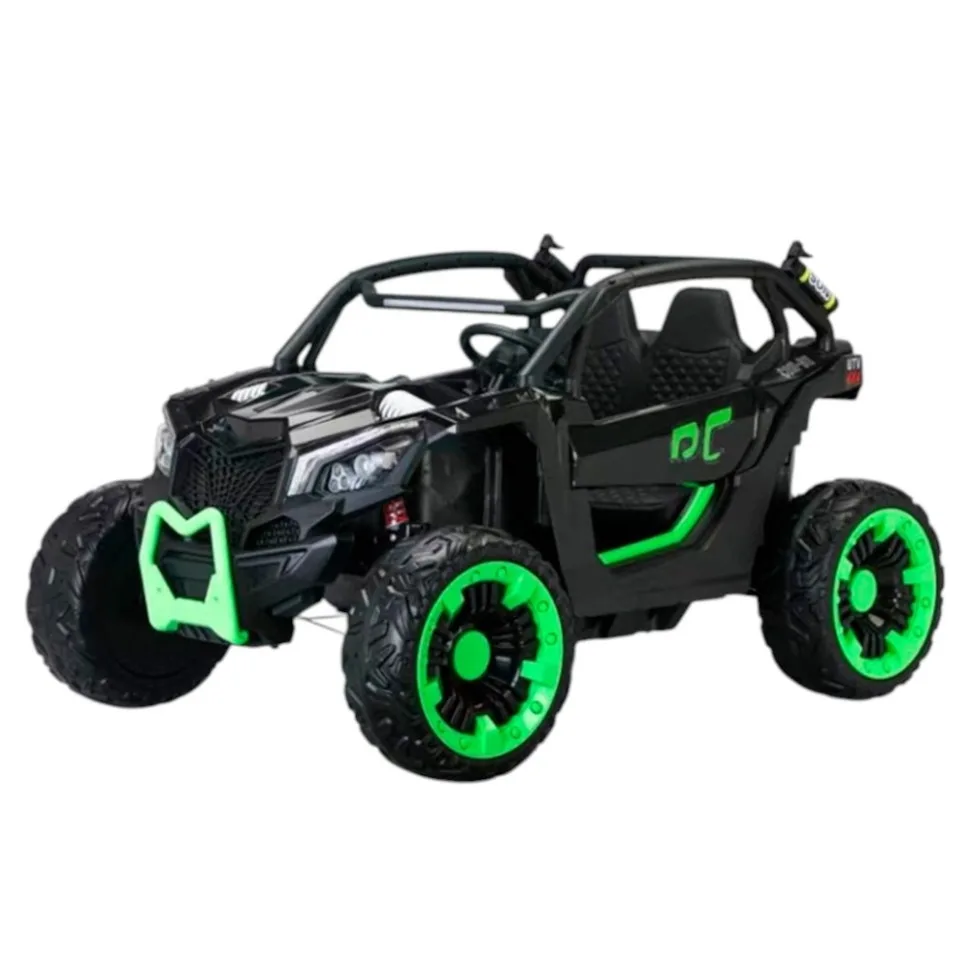 Дитячий електромобіль Джип 24V 4WD до 60 кг комбінований чорний