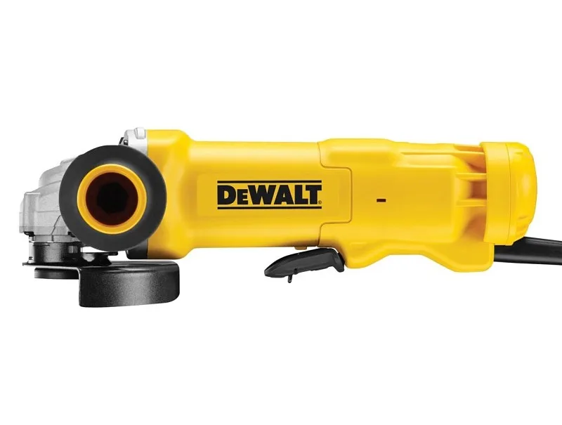 Кутова шліфувальна машина DeWalt 1400Вт, 125мм, 11500об/хв, вага 1.85кг.