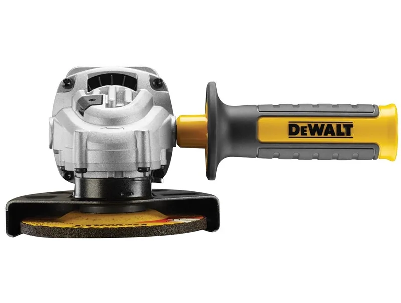 Кутова шліфувальна машина DeWalt 1400Вт, 125мм, 11500об/хв, вага 1.85кг.