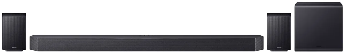 Саундбар Samsung HW-Q990F 756Вт, 11.1.4, BT, HDMI-ARC, Wi-Fi, саб, Dolby Atmos, чорний
