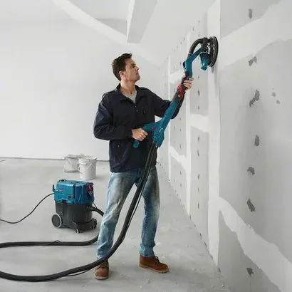 Шліфмашина Bosch Professional 550Вт для стін і стелі електрошліфувальна машина по гіпсокартону 225мм