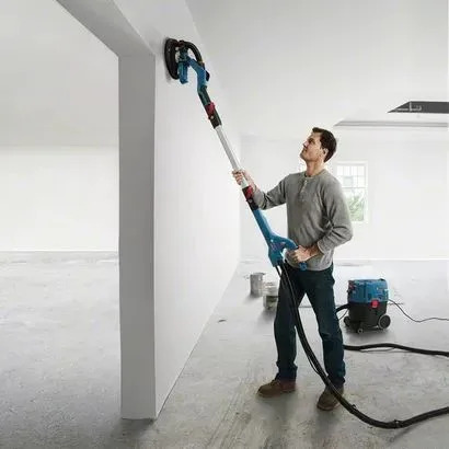 Шліфмашина Bosch Professional 550Вт для стін і стелі електрошліфувальна машина по гіпсокартону 225мм