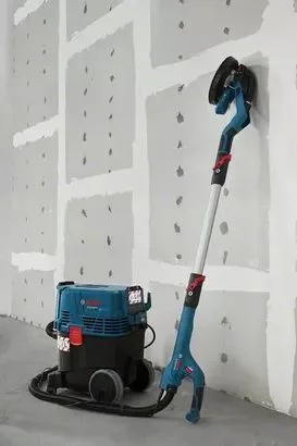 Шліфмашина Bosch Professional 550Вт для стін і стелі електрошліфувальна машина по гіпсокартону 225мм