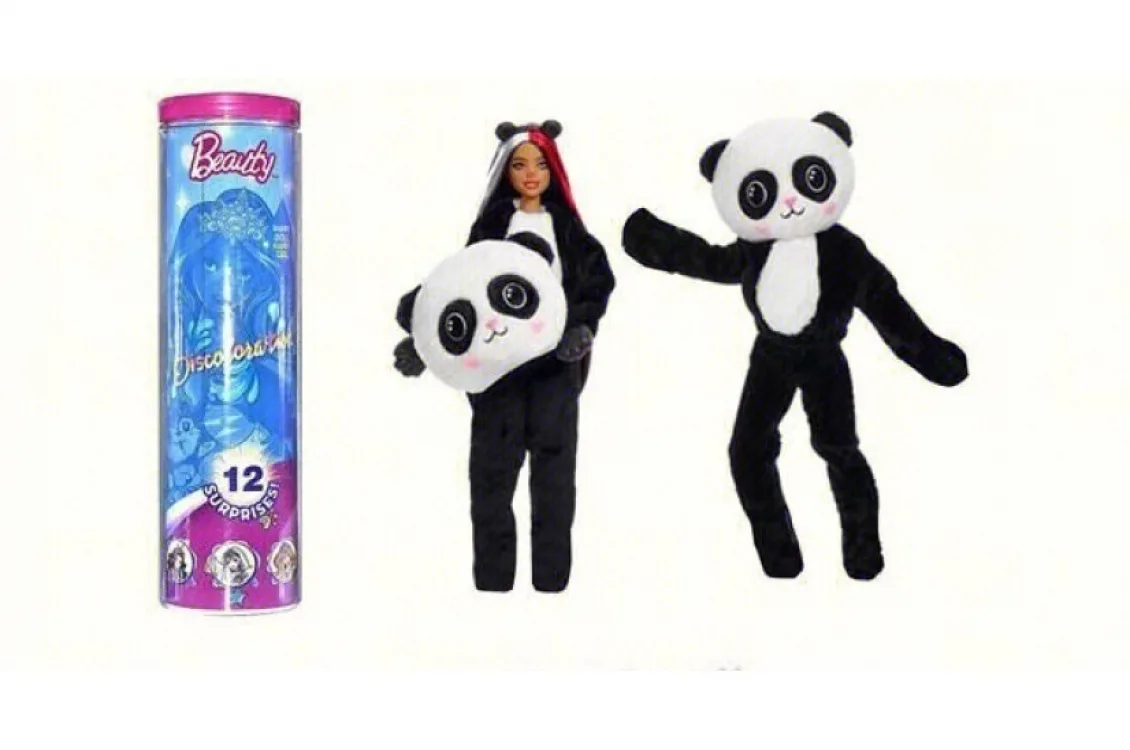 Лялька Beauty, що змінює колір у воді, 30 см, Панда Cutie Reveal Doll, пластик, рожева