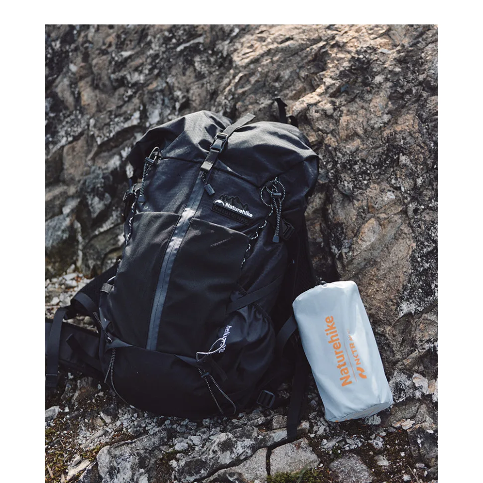 Надувний матрац UL Naturehike епонж 186х64 см сірий