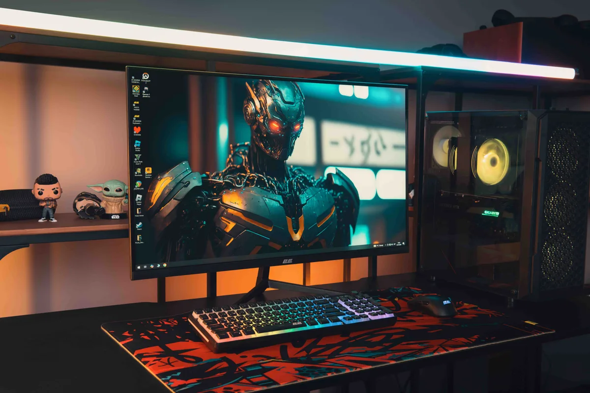 Монитор 2E 31.5" D3224B 2xHDMI, DP, IPS, 2560x1440, 75Hz, 5мс, FreeSync