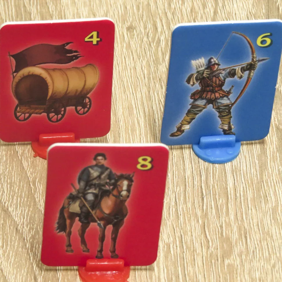 Настольная игра Artos games пластиковая 80 фигурок 40х40 см красная синяя