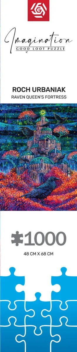 Пазл GoodLoot Imagination: Roch Urbaniak Raven Queen's Fortress 1000 ел.