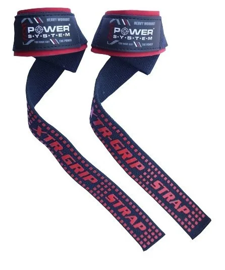 Лямки для тяги Active Point бавовна 120 кг червоні
