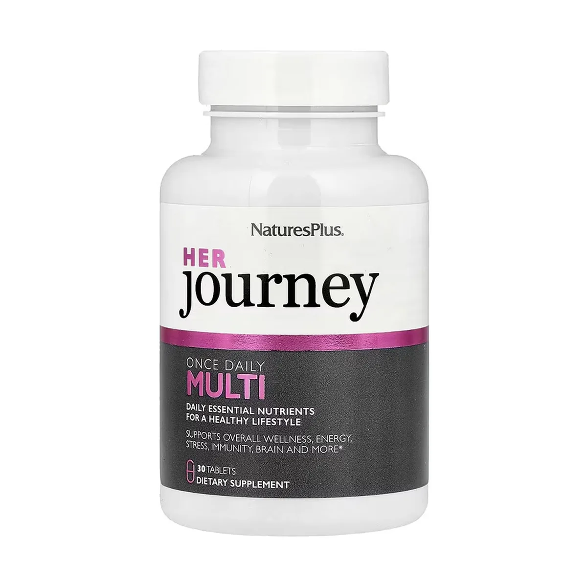 Her Journey Nature's Plus веганские мультивитамины 30 таблеток без ГМО без глютена