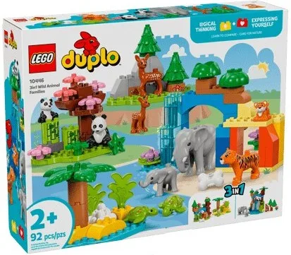 Конструктор LEGO DUPLO 10446 Тварини 3в1 Пластик Різнокольоровий