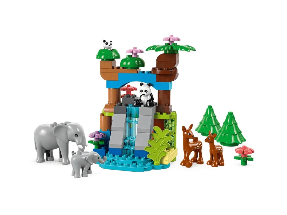 Конструктор LEGO DUPLO 10446 Животные 3в1 Пластик Разноцветный
