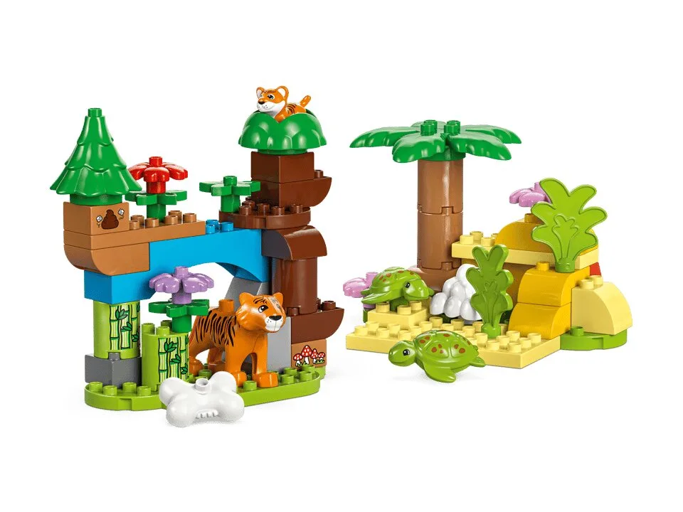 Конструктор LEGO DUPLO 10446 Животные 3в1 Пластик Разноцветный