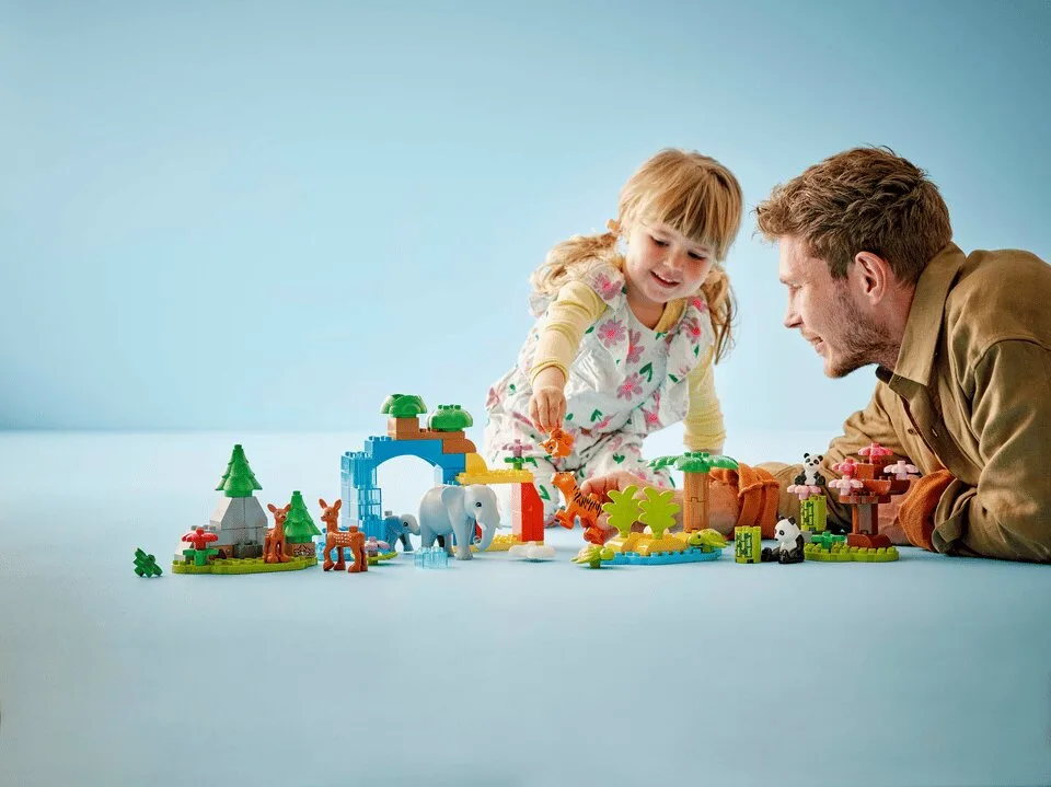 Конструктор LEGO DUPLO 10446 Животные 3в1 Пластик Разноцветный