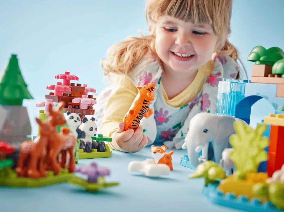 Конструктор LEGO DUPLO 10446 Животные 3в1 Пластик Разноцветный