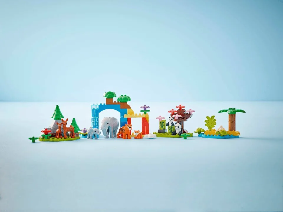 Конструктор LEGO DUPLO 10446 Животные 3в1 Пластик Разноцветный
