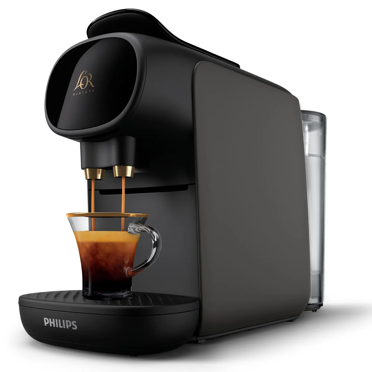 Кавоварка Philips капсульного типу L'OR Barista Sublime, 0.8л, для капсул, чорного кольору.