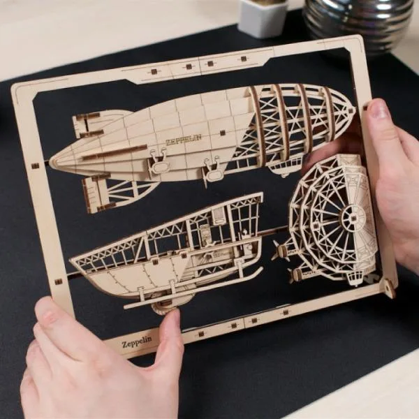 Дерев'яний механічний конструктор Ugears 28,9х21,5х6,2 см коричневий