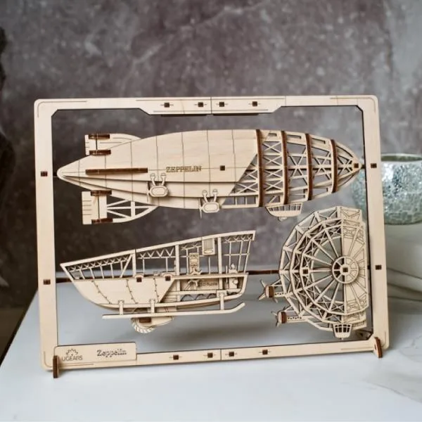 Дерев'яний механічний конструктор Ugears 28,9х21,5х6,2 см коричневий