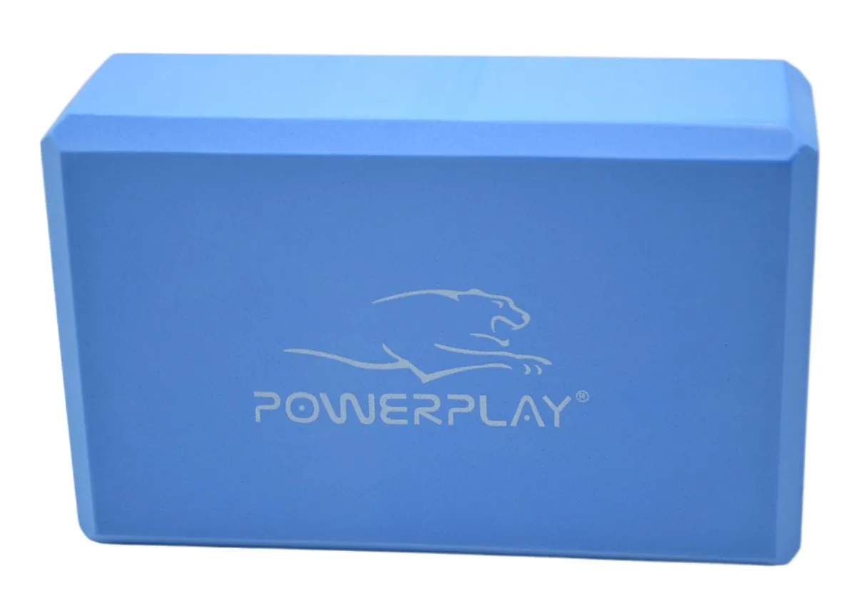 Блоки для йоги Active Point EVA 7,6х15,2х22,9 см Сині