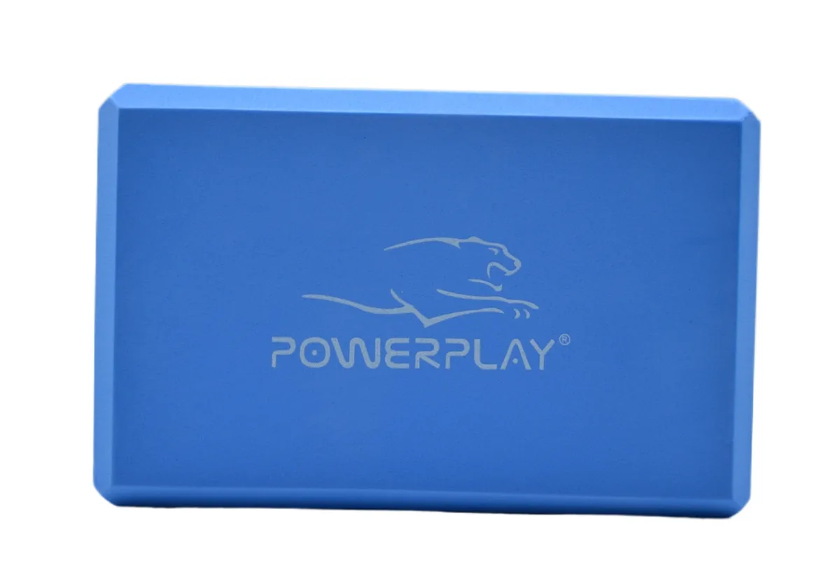 Блоки для йоги Active Point EVA 7,6х15,2х22,9 см Сині