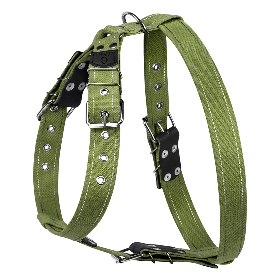 Шлейка для больших собак CoLLaR XXL 35мм брезент 72-94х93-105 см