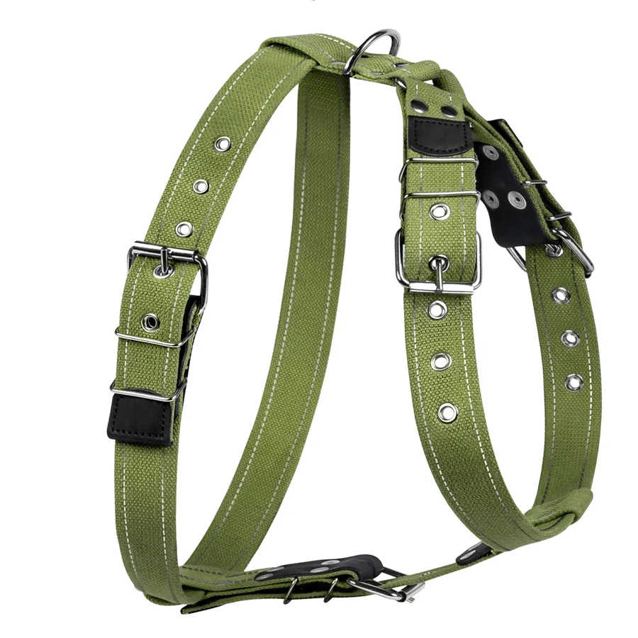 Шлейка для больших собак CoLLaR XXL 35мм брезент 72-94х93-105 см