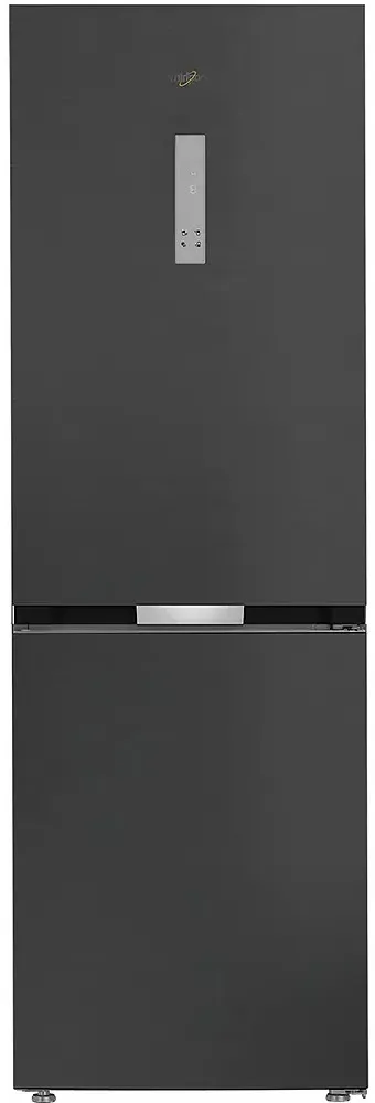 Холодильник Whirlpool з нижнім морозильником, 186.5 см x 60 см x 66.3 см, об'єм холодильної камери - 210 л, об'єм морозильної каме
