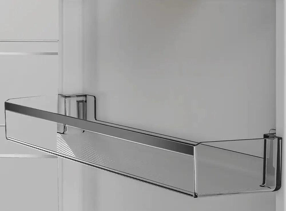 Холодильник Whirlpool з нижнім морозильником, 186.5 см x 60 см x 66.3 см, об'єм холодильної камери - 210 л, об'єм морозильної каме