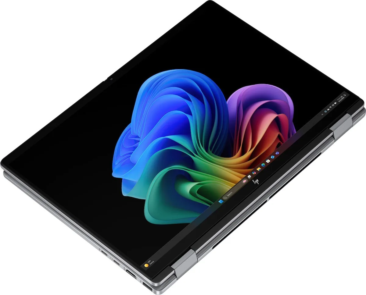 Ноутбук HP OmniBook X Flip x360 14-fk0000ua 14" 3K OLED Touch, AMD AI 7 350, 32GB, F1TB, UMA, Win11, серый.
