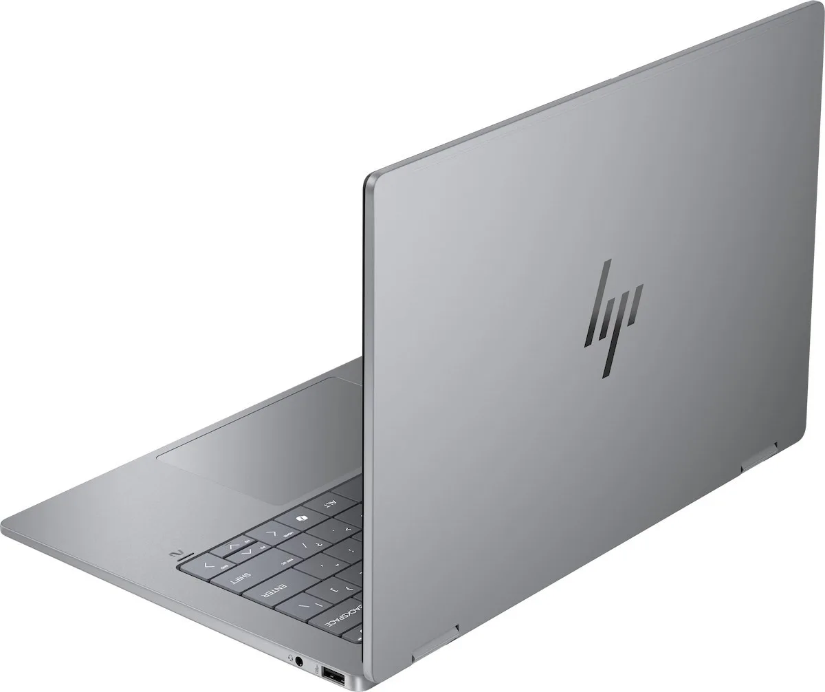 Ноутбук HP OmniBook X Flip x360 14-fk0000ua 14" 3K OLED Touch, AMD AI 7 350, 32GB, F1TB, UMA, Win11, серый.
