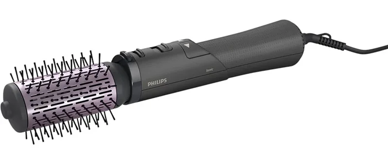 Фен-щітка Philips 1000 Вт Керамічна Темно-сіра зі світло-рожевим металіком 30мм 50мм