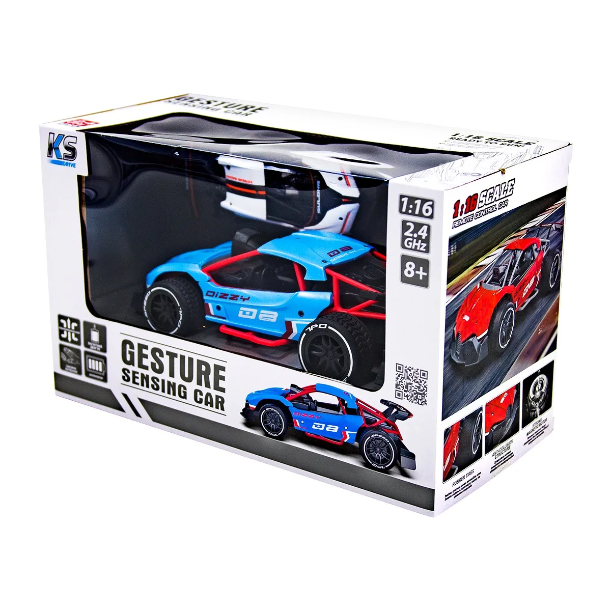 Автомобіль KS Drive Sulong Toys пластик 1:16 блакитний