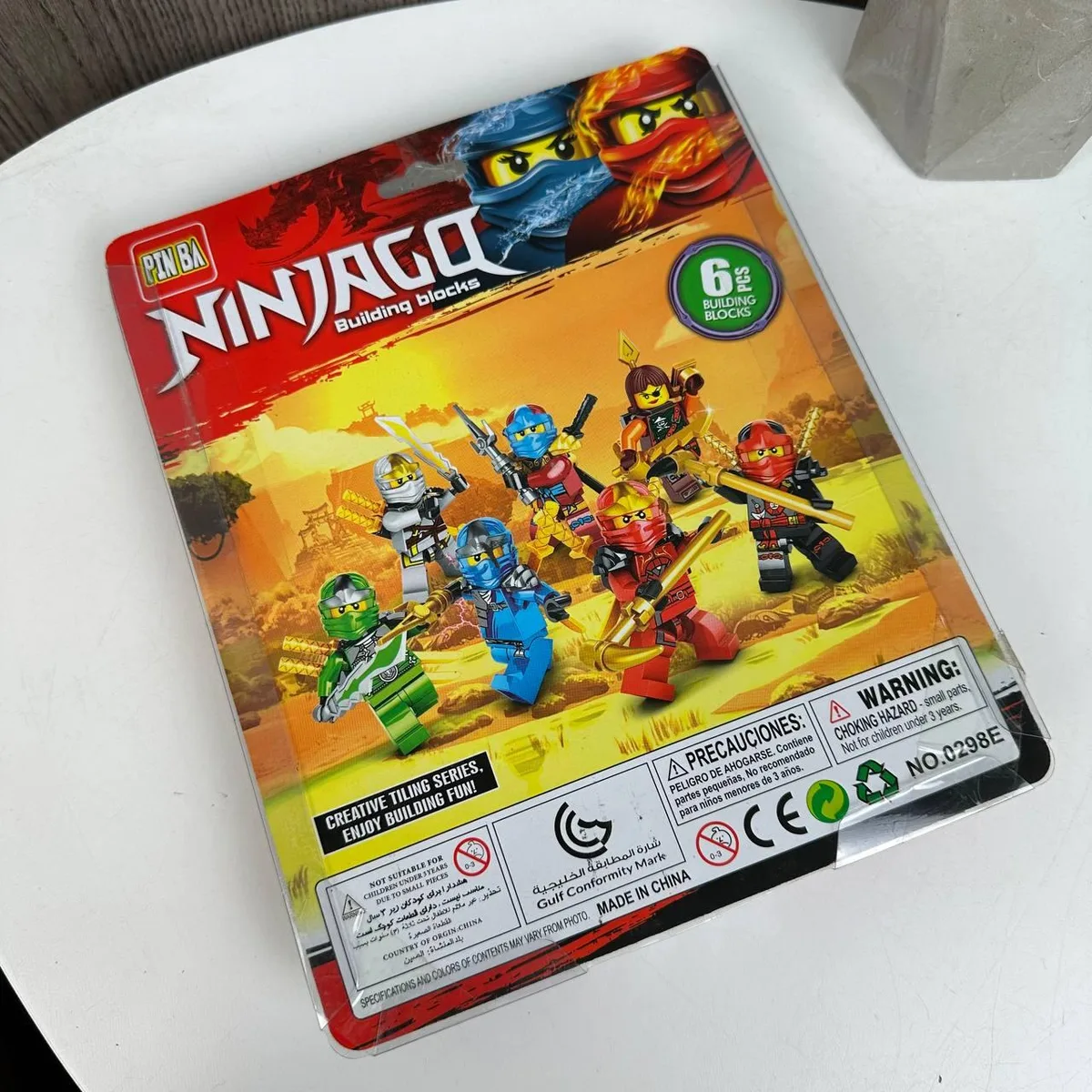 Набор фигурок LEGO Ninjago Heroes 6 шт пластик 22х18 см разные цвета