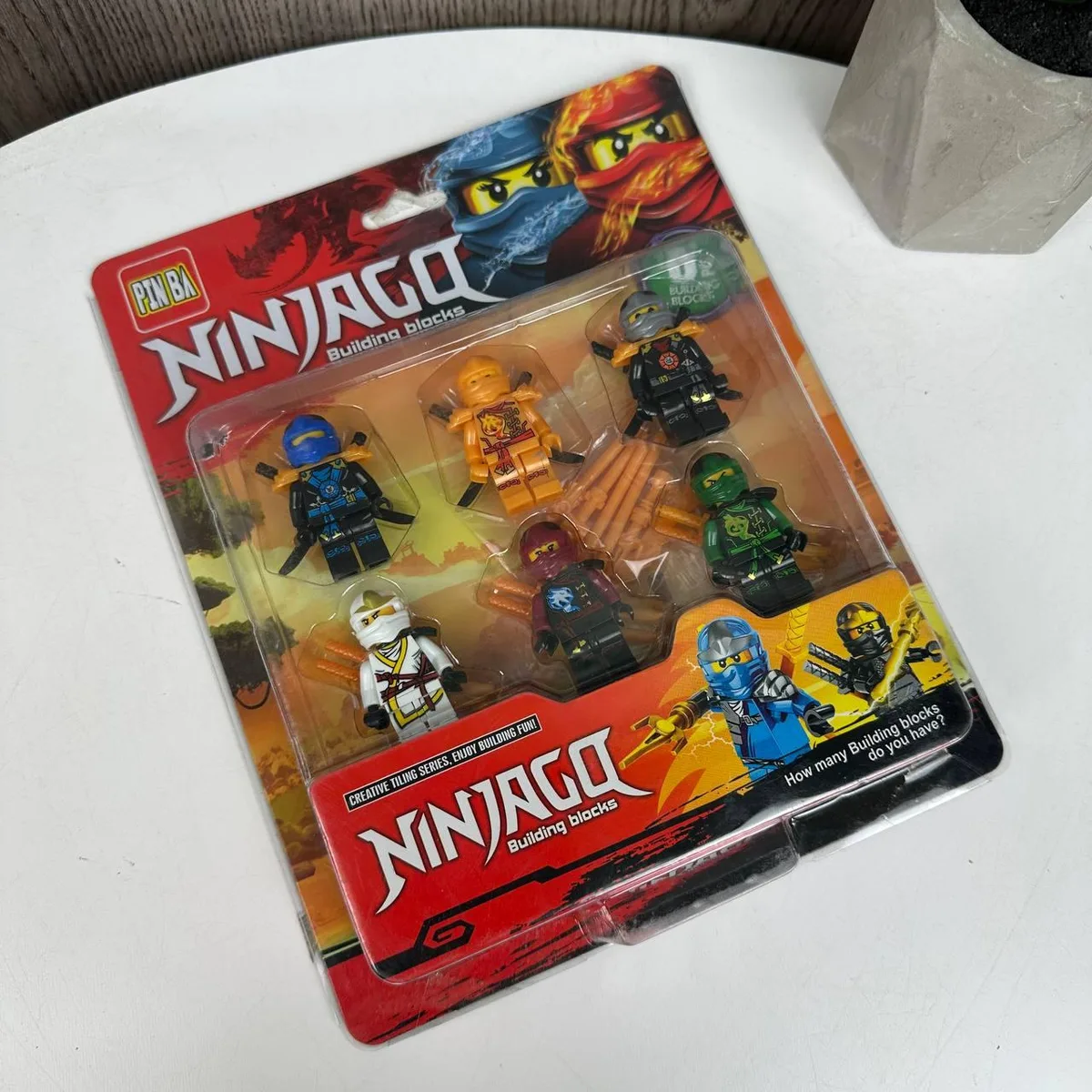 Набор фигурок LEGO Ninjago Heroes 6 шт пластик 22х18 см разные цвета