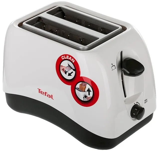 Тостер Tefal пластик 850 Вт Білий 2 тости 7 режимів обсмажування