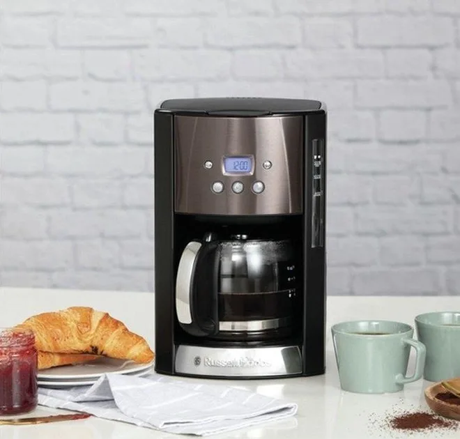 Кавоварка Russell Hobbs Крапельна пластикова 27х27х38 см Чорна
