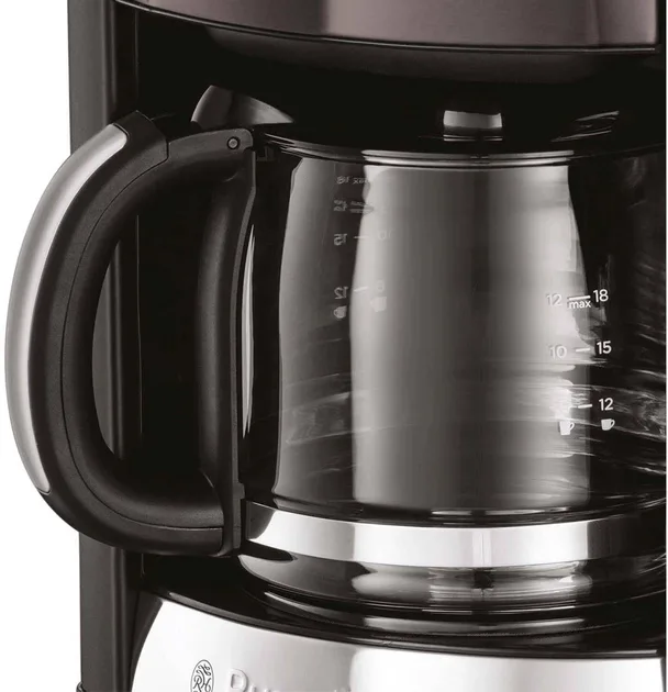 Кавоварка Russell Hobbs Крапельна пластикова 27х27х38 см Чорна