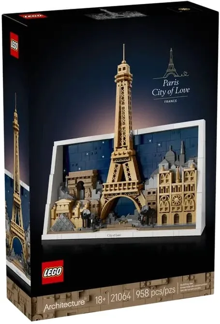 Конструктор LEGO Architecture Париж — місто кохання