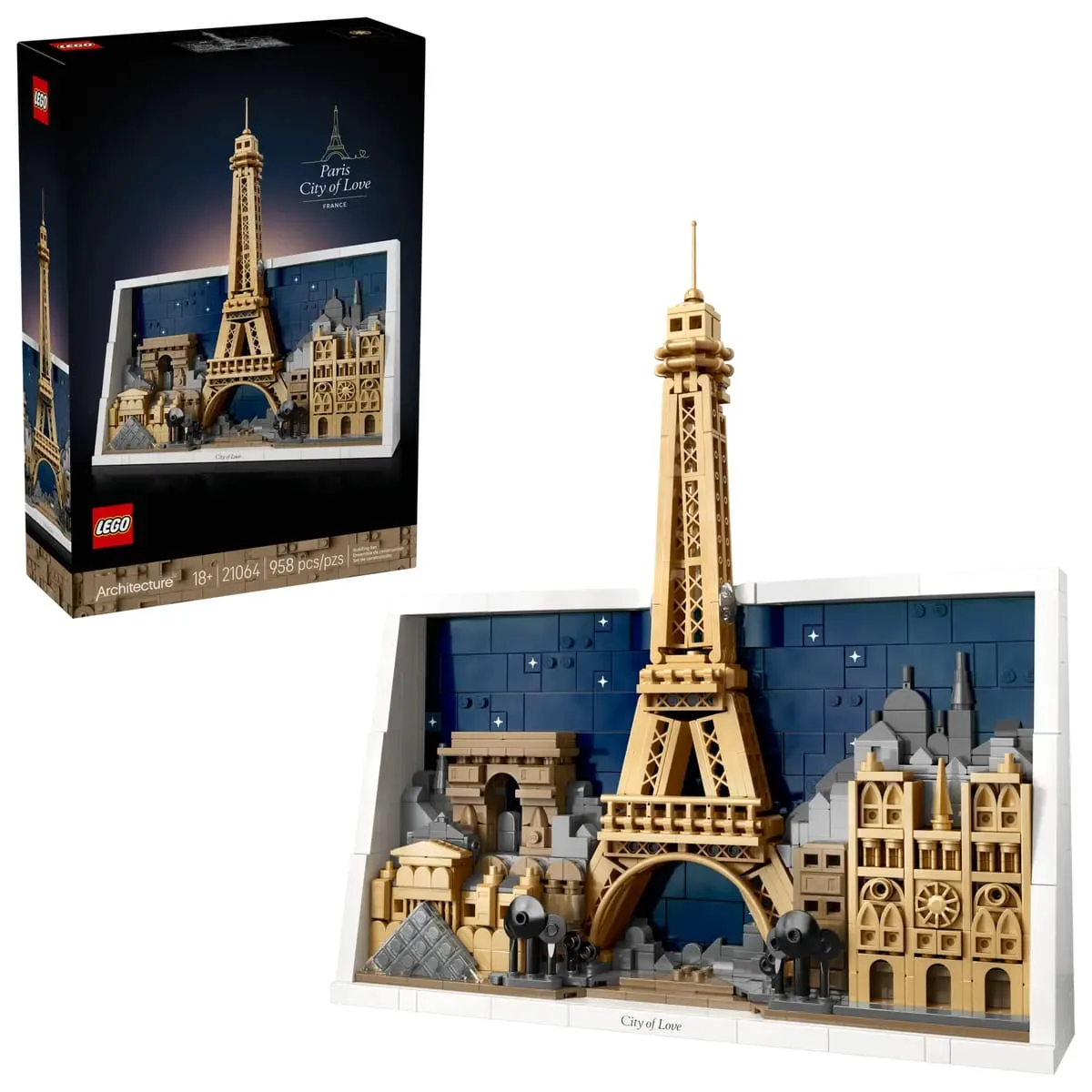 Конструктор LEGO Architecture Париж — місто кохання
