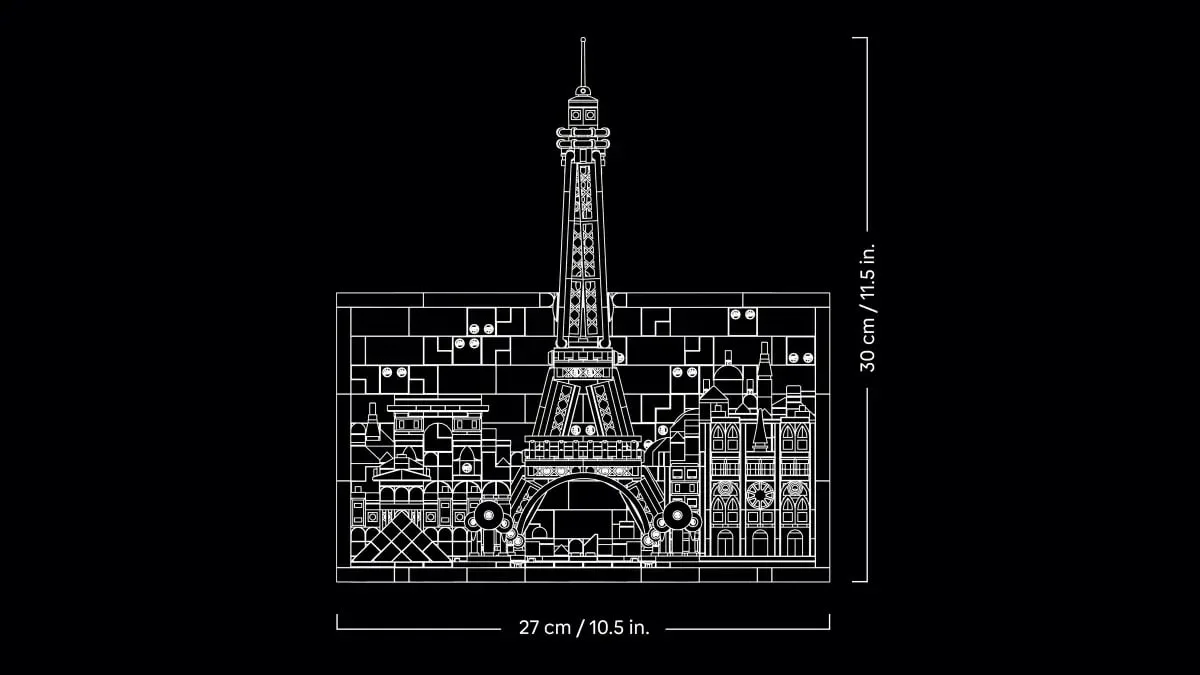 Конструктор LEGO Architecture Париж — місто кохання