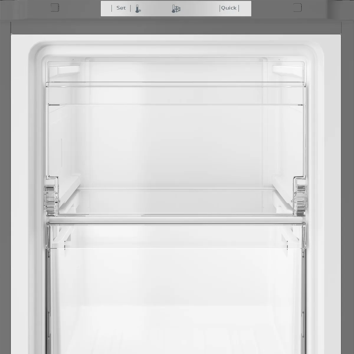 Морозильна камера Beko 168л електронна No Frost сірий 4 ящика