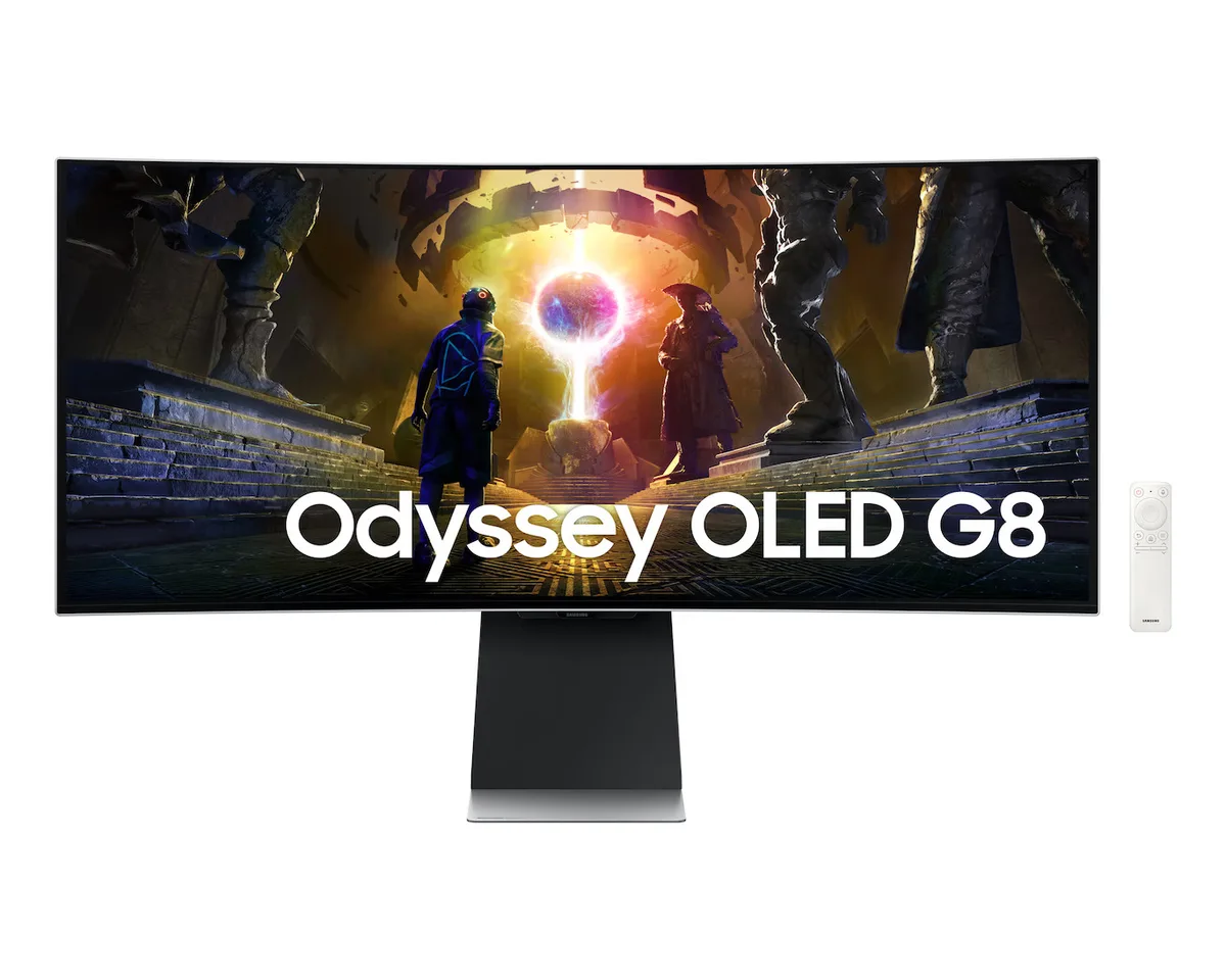 Монітор Samsung OLED 34" 3440x1440 Срібний